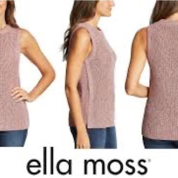 Ella Miss Junior Size Small Sleeveless Knitted sweater top - Picture 6 of 8